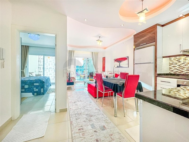 Апартаменты 1+1 в районе Махмутлар