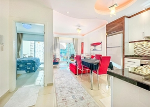 Апартаменты 1+1 в районе Махмутлар