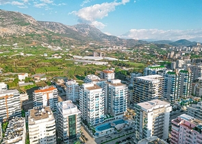 Апартаменты 1+1 в районе Махмутлар