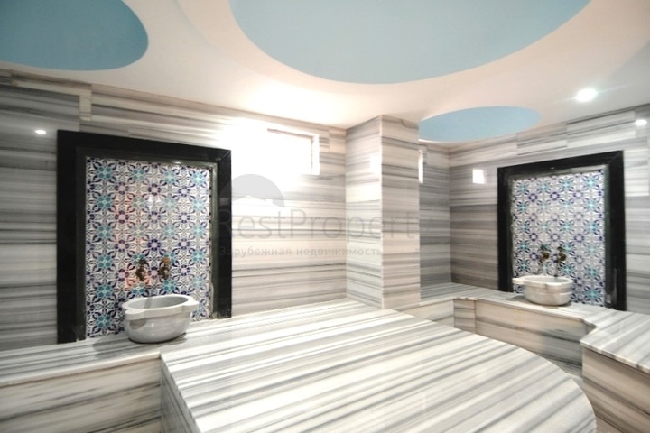 Квартира планировкой 2+1 в районе Кестель всего 50 м от моря