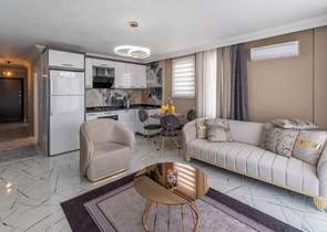 Квартира в центре Алании в 700 м от моря