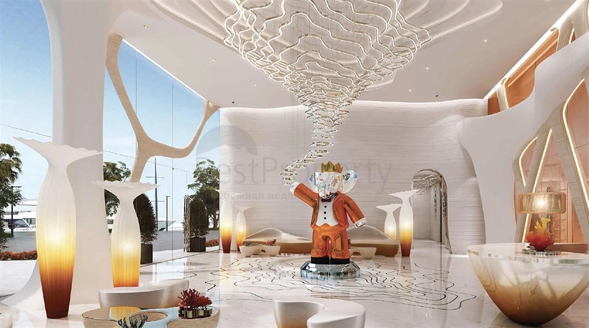 Дизайнерские апартаменты на первой береговой с видом на Персидский залив