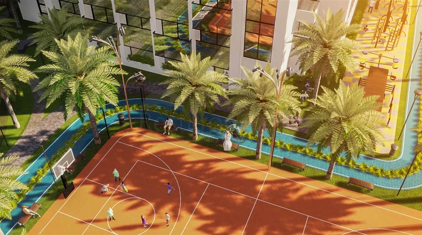 29-этажный комплекс в оживленном районе Дубай- Jumeirah Village Triangle