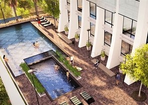 29-этажный комплекс в оживленном районе Дубай- Jumeirah Village Triangle