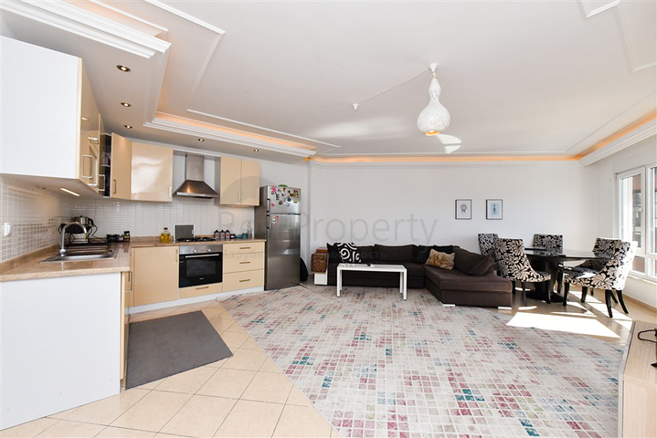 Большая квартира 2+1 с завораживающим видом на город 