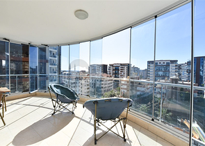 Большая квартира 2+1 с завораживающим видом на город 