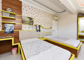 Меблированный пентхаус 4+1 с видом на море в Махмутларе