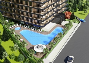 Квартира планировкой 1+1 в шикарном строящемся комплексе