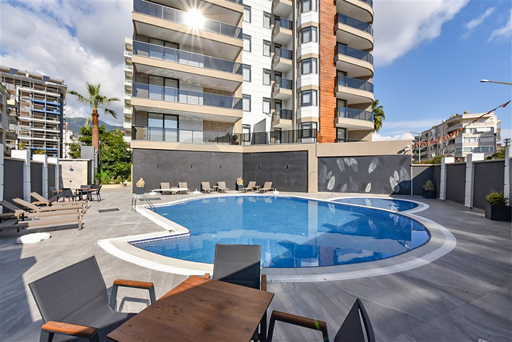 Новая квартира 1+1 в пешей доступности от пляжа Клеопатра