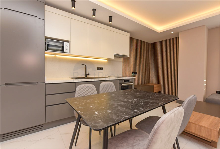 Новая квартира 1+1 в пешей доступности от пляжа Клеопатра