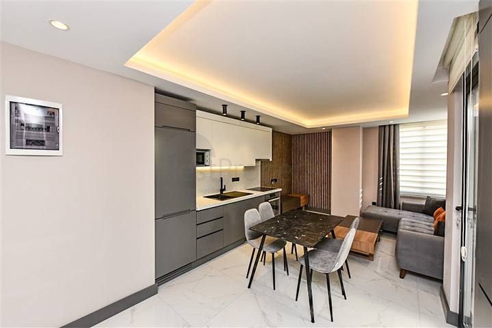 Новая квартира 1+1 в пешей доступности от пляжа Клеопатра