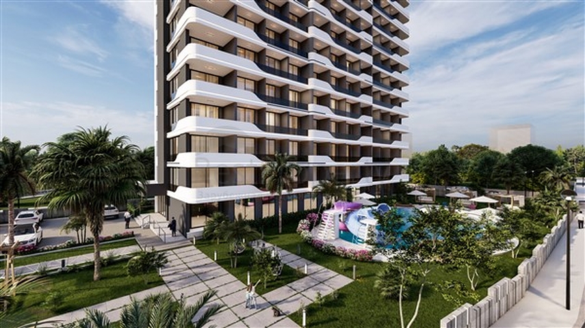 Новый проект на этапе строительства в районе Эрдемли