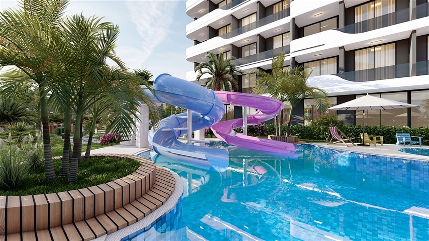 Новый проект на этапе строительства в районе Эрдемли