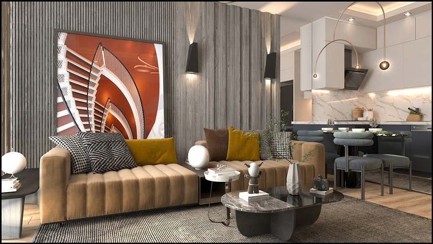 Инвестиционный проект в 400 м от моря в районе Эрдемли