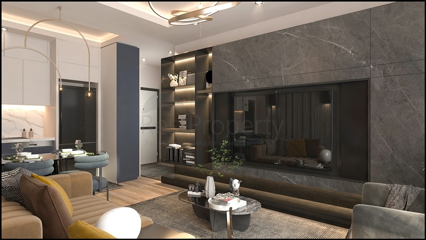 Инвестиционный проект в 400 м от моря в районе Эрдемли