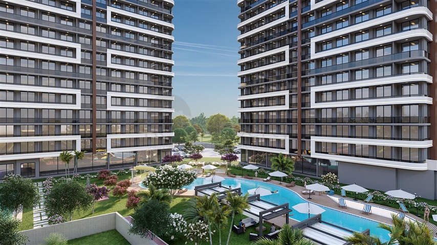 Инвестиционный проект в 400 м от моря в районе Эрдемли