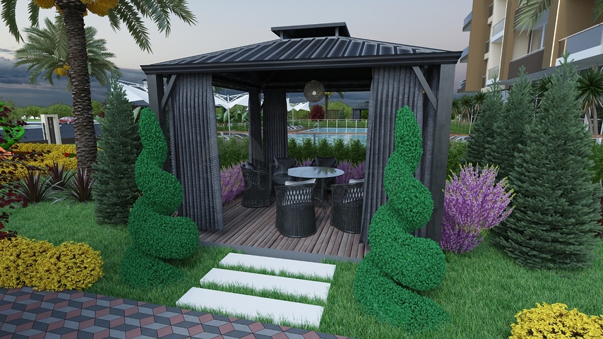 Новый жилой комплекс в районе Томюк