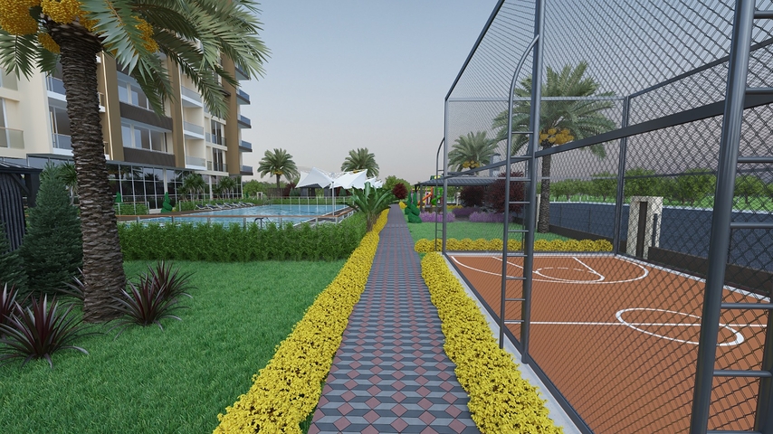 Новый жилой комплекс в районе Томюк