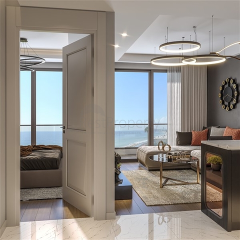 Квартиры в готовом жилом комплексе в микрорайоне Тедже города Мерсин