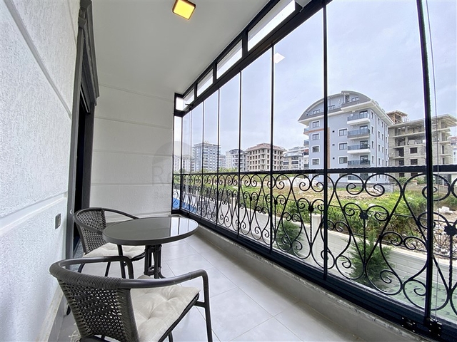 Меблированная квартира планировкой 1+1 в районе Алании, Махмутлар