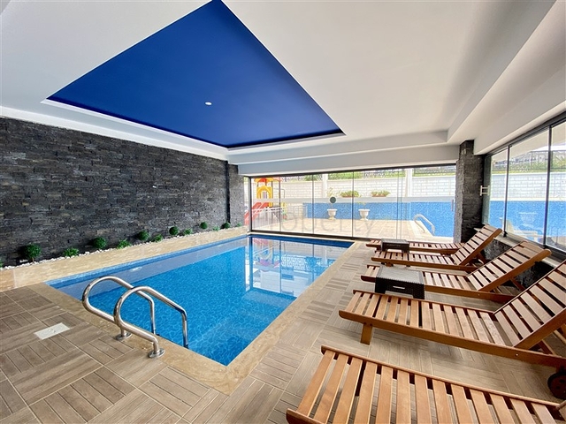 Меблированная квартира планировкой 1+1 в районе Алании, Махмутлар