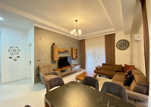 Меблированная квартира планировкой 1+1 в районе Алании, Махмутлар