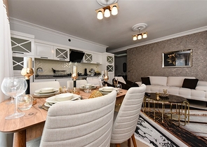 Красивая квартира в резиденции у моря в районе Махмутлар.