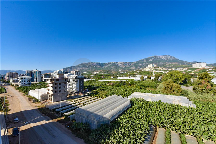 Пентхаус 3+1 с открытым видом на горы в районе Каргыджак