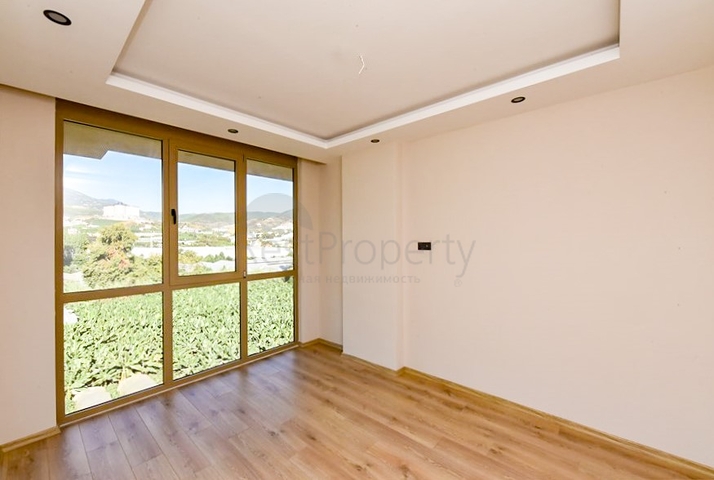 Пентхаус 3+1 с открытым видом на горы в районе Каргыджак