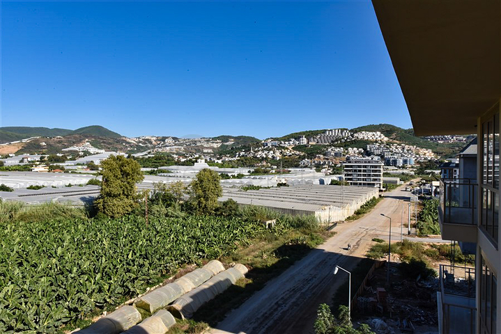 Пентхаус 3+1 с открытым видом на горы в районе Каргыджак