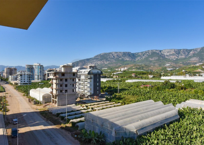 Пентхаус 3+1 с открытым видом на горы в районе Каргыджак