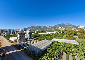 Пентхаус 3+1 с открытым видом на горы в районе Каргыджак