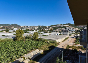 Пентхаус 3+1 с открытым видом на горы в районе Каргыджак