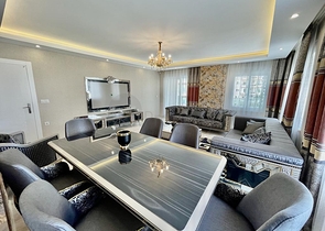 Меблированная квартира 2+1 с отдельной кухней в районе Махмутлар