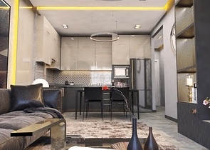 Двухкомнатная квартира в новом комплексе район Оба