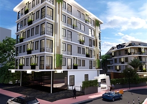 Квартира планировкой 1+1 в новом комплексе в центре Алании