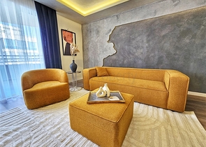 Просторная квартира 4+1 с современным дизайном в районе Махмутлар