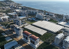 Пентхаус 2+1 в новом доме в 400 м от моря 