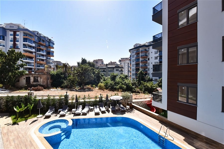 Садовый дуплекс 2+1 в районе Тосмур