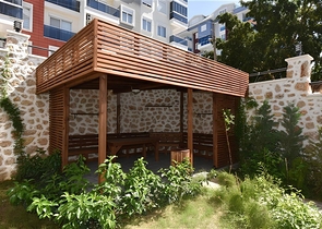 Садовый дуплекс 2+1 в районе Тосмур