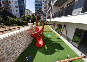 Садовый дуплекс 2+1 в районе Тосмур