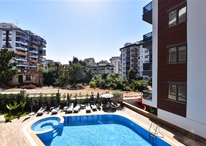 Садовый дуплекс 2+1 в районе Тосмур