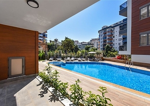 Садовый дуплекс 2+1 в районе Тосмур