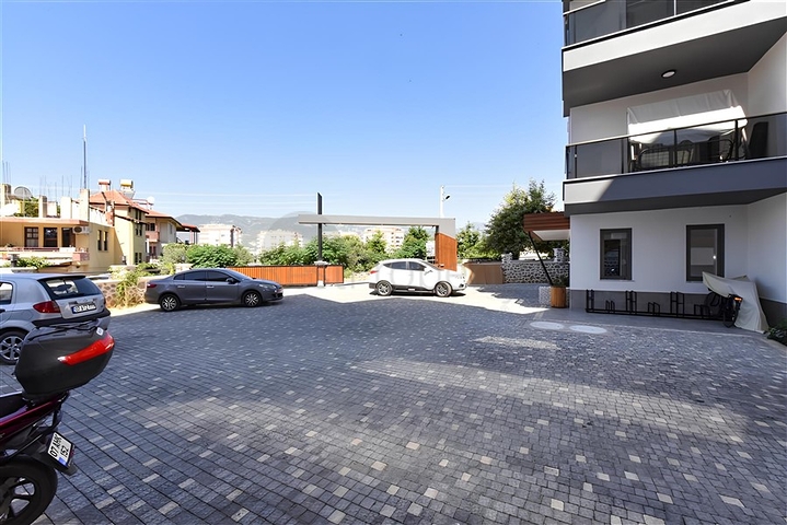 Садовый дуплекс планировкой 2+1 в районе Тосмур