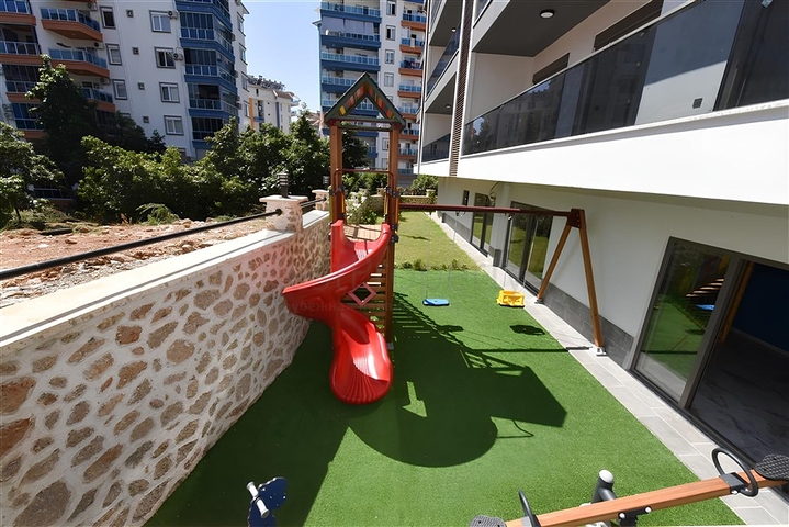 Садовый дуплекс планировкой 2+1 в районе Тосмур