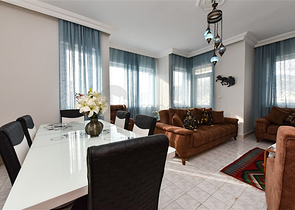 Квартира 3+1 с отдельной кухней у подножия Аланийской крепости