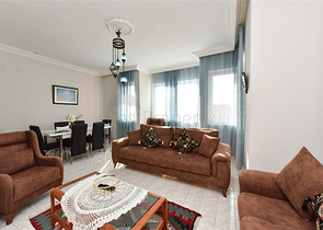 Квартира 3+1 с отдельной кухней у подножия Аланийской крепости