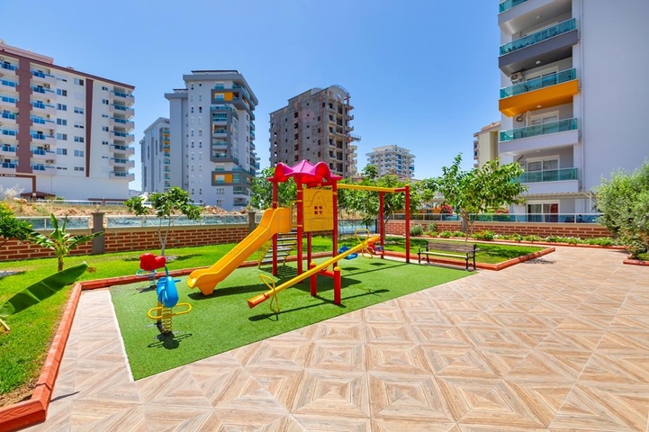 Меблированная квартира планировкой 1+1 в районе Махмутлар