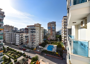 Меблированная квартира планировкой 1+1 в районе Махмутлар