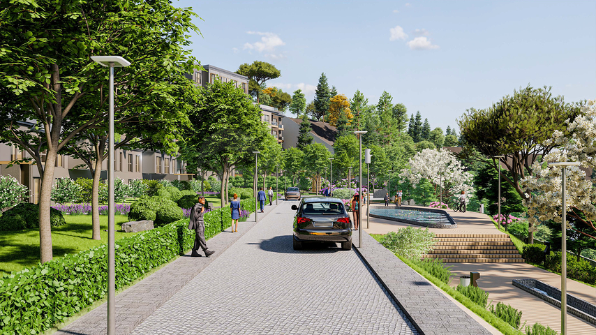 Масштабный жилой комплекс в центре района Пендик